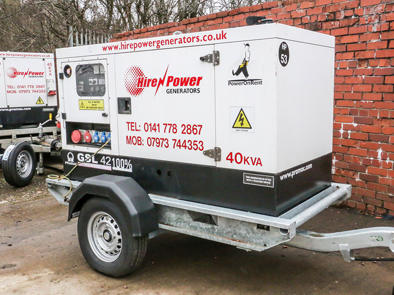 generator hire scotland