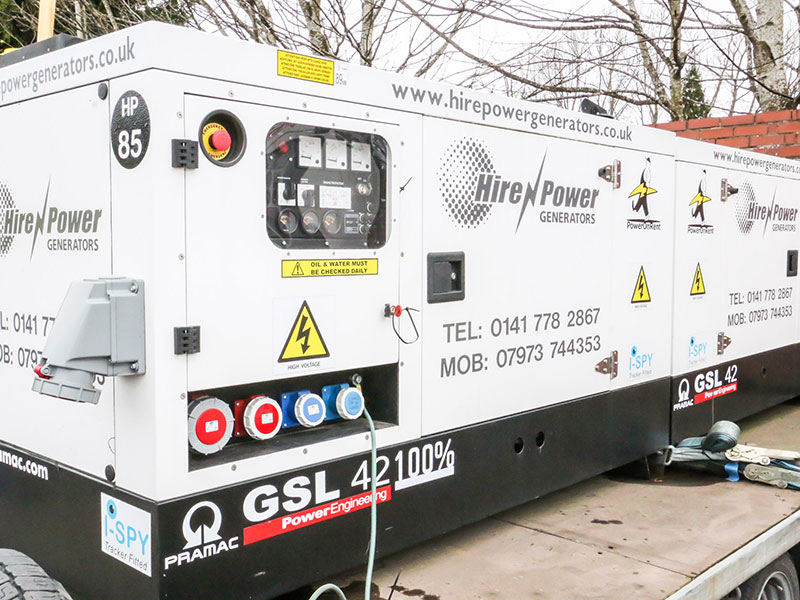 generator hire scotland